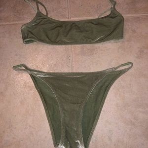 COPY - Jade Velvet Triangl Bikini